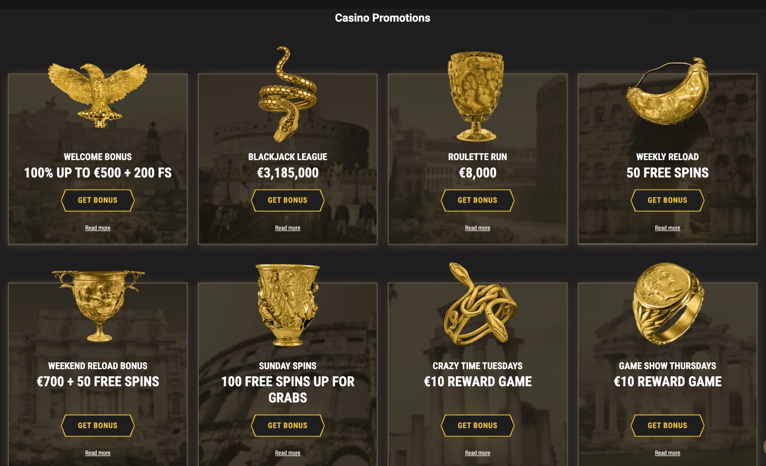 Casinoly Bonuses and Promotions