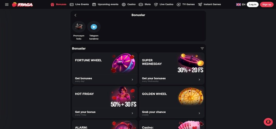FragaBet Casino Online
